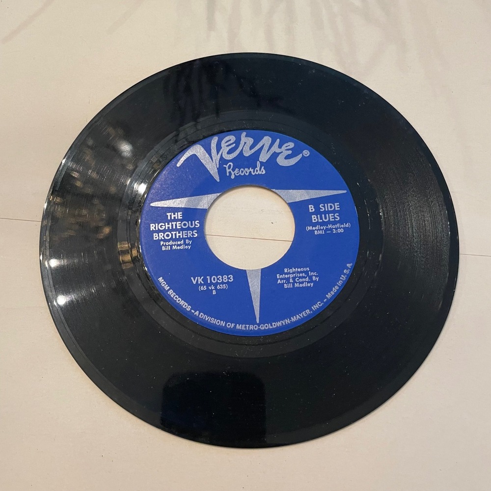 The Righteous Brothers (You're My) Soul and‎ Inspiration Verve 45 RPM Record